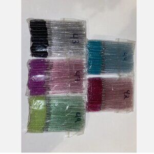 225 NEW Glitter Disposable Mascara Wands Eyelash Eyebrow Brushes Spooly